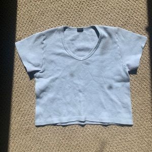 light blue brandy melville top